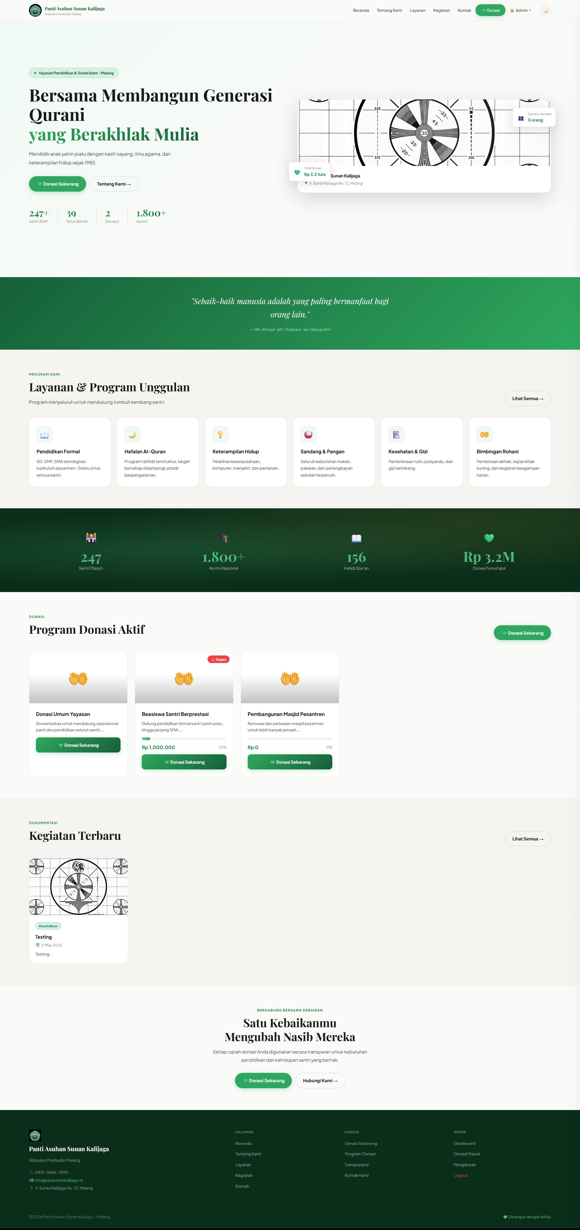 Website YPA Sunan Kalijaga